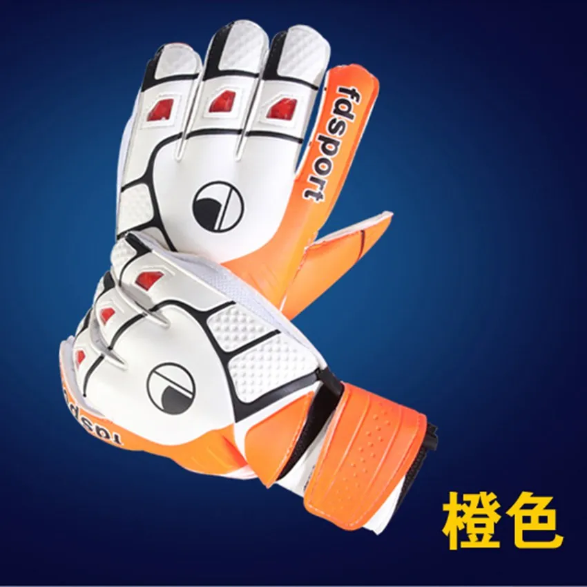 Luvas de Goleiro de Futebol com o Dedo Luvas de Goleiro Látex Pórtico Respirável Anti-skid Luvas Adulto 2 dedo látex pórtico respirável anti-skid luvas adulto luvas de goleiro