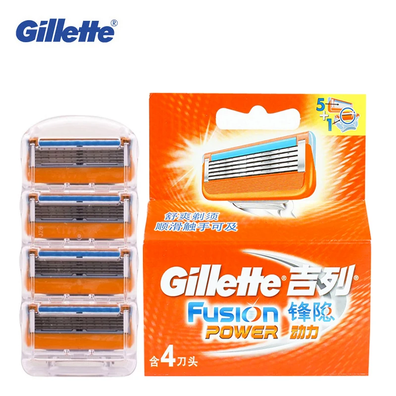Razor Blade Electric Shaving Razor Blades Gillette Fusion Power Brand
