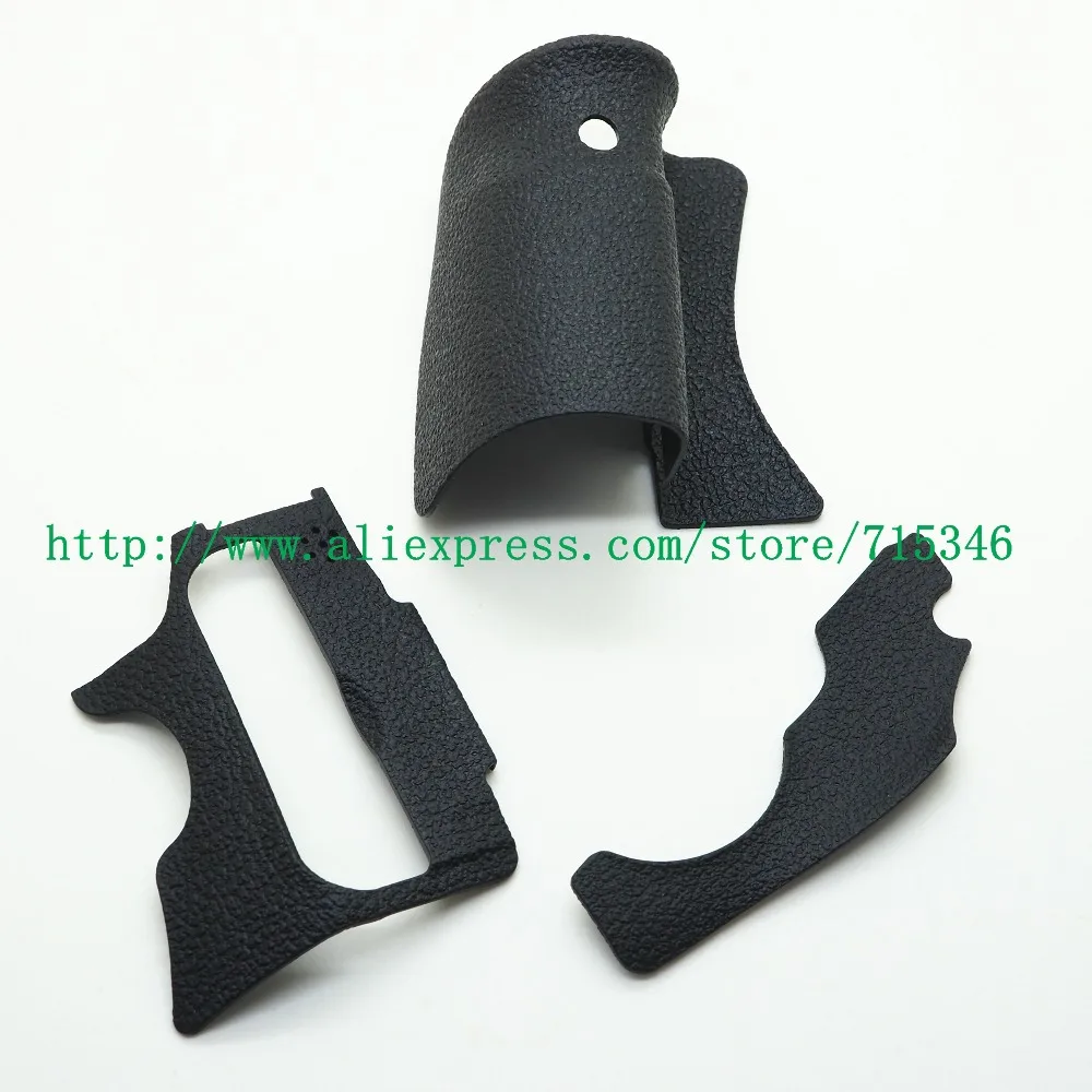 (A Set of 3 ) Original NEW Body Rubber Shell For Canon EOS 60D Digital Camera Repair Part + Tape