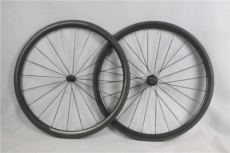 Thrust 2017 Fast 700c 23/25 x 38mm basalt rim 3k UD weave carbon road wheels racing clincher or tubular wheelset