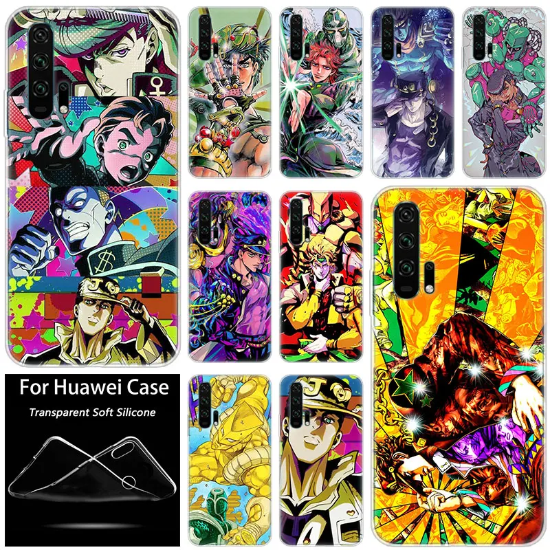 

JoJo's Bizarre Adventure JoJo Anime Soft Case for Huawei Honor 20 8A 7A Pro 10 9 8 Lite View 20 7S 8S 8X 7X 6X 8C 20i 10i Play