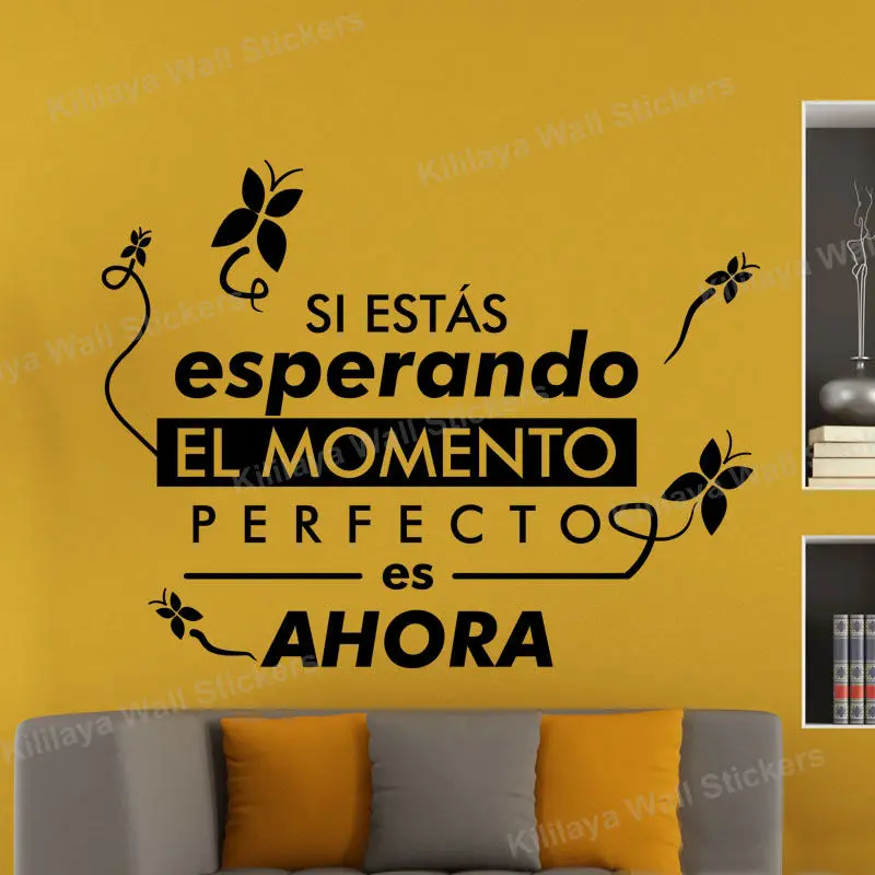Compare Prices On Spanish Kitchen Tiles Online Ping Low Nuestra Casa Spanish Vinyl Decal Wall Sticker Words Letters Decor