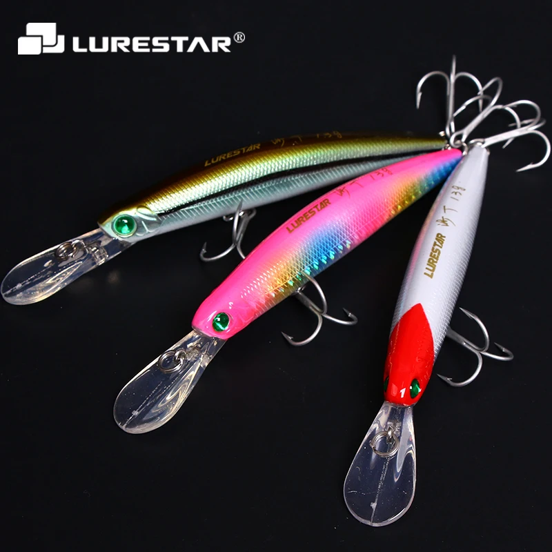 

Lurestar 13g Minnow Fishing Lure Floating Action Long Casting Fishing Lures Hard bait Bionic Minnow bait