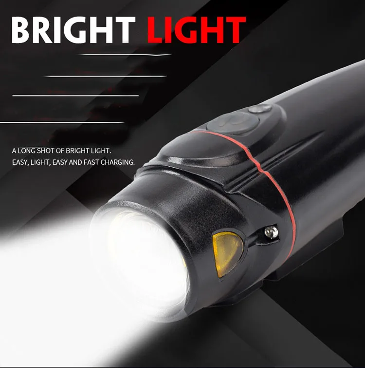 Cheap Bicycle Bright Lightusb Bicycle Light 2200mAh Battery Bicycle Light Waterproof Torch Bike Headlight 9