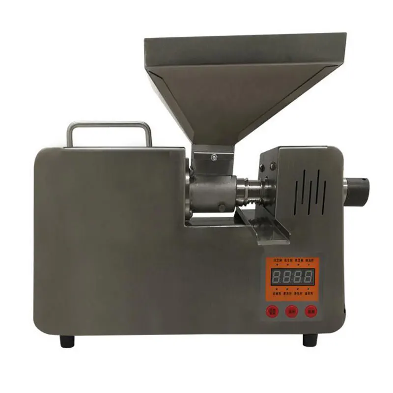 

VOSOCO Oil press machine Stainless steel oil press hot cold automatic press Extract oil manufacture 5.5kg raw material / h 1502W