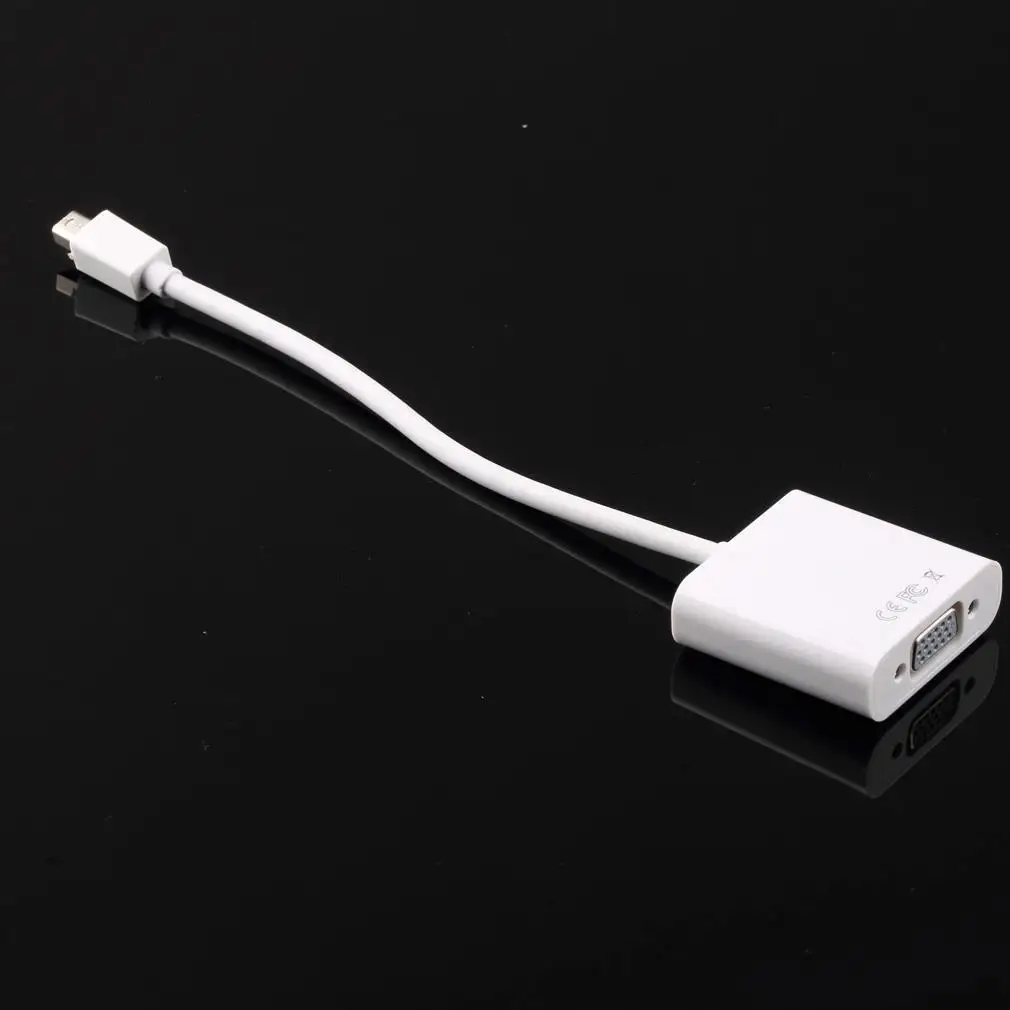 1 шт. мини дисплей порт дисплея DP к VGA адаптер кабель для Apple MacBook Air Для iMac Mac Белый|dp