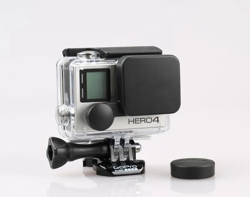 LANBEIKA для GoPro аксессуары 20 компл./лот защитные крышки для объектива крышка с логотипом для экшн-Камеры GoPro Hero 4/3+ Водонепроницаемый на высоком каблуке, открытые сбоку туфли Корпус