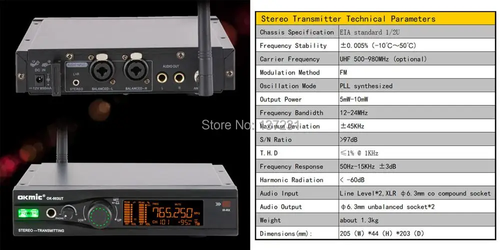 OKMIC OK-003UT+ OK-6202R сценические наушники система мониторинга Стерео приемники Беспроводная в ухо монитор система для на сцене монитор