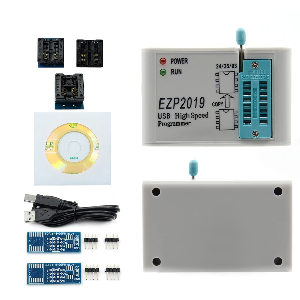 Новейшая версия EZP2019 с 7 разъемами лучше, чем EZP2010 EZP2013 высокоскоростной USB программатор