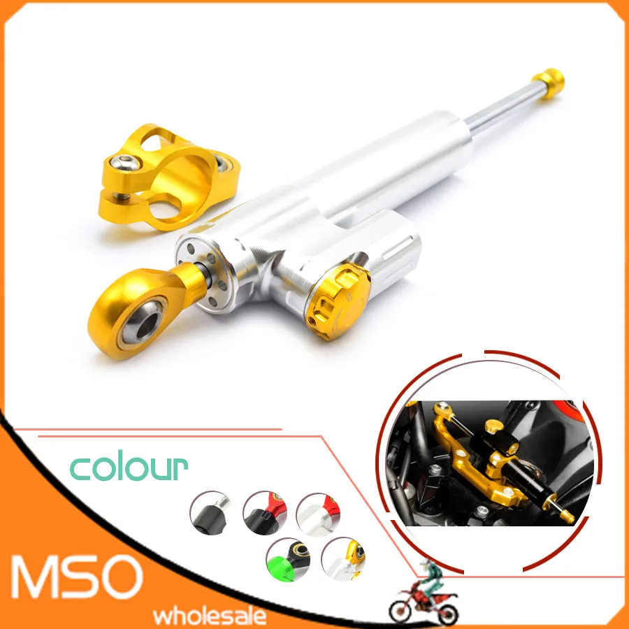 

Motorcycle CNC Damper Steering Stabilizer Damper Linear Reversed Safety Control for Honda X ADV 750 Hornet 600 CBR 600 F