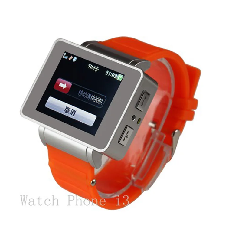 

1.8 Inch Smart Watch Phone i3 Camera, Flashlight, MP3 MP4, FM Radio Can Connect BT Headset , Multilanguages, Fashion Smartwatch