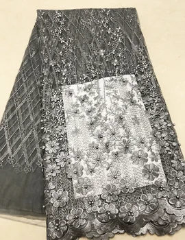 

Royal Blue African Swiss Voile Lace Fabric 2019 African Dry Voile Lace Fabric With Stones High Quality Nigerian Women Z16