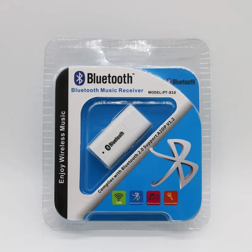 Bluetooth аудиоприемник стерео беспроводной музыкальный аудиоадаптер 3 5 мм USB