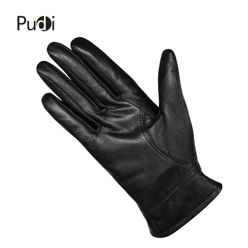 Pudi GL869 женские перчатки из натуральной кожи зима 2018 новые Модные Стильные черные