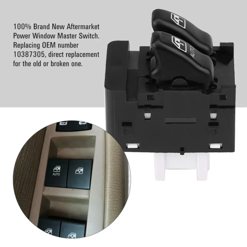 Electric Window Switch Left Driver Side Electric Power Window Master Switch for Chevrolet