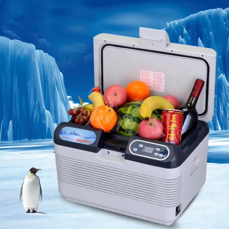 12L Portable Mini Refrigerator 12V/240V Vaccine Clinical Home Fridge Cooler/Warmer With 2 Charging Methods with Portable Handle