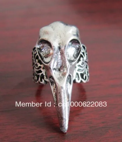 Модное кольцо Regalrock в виде птицы с черепом|bird skull ring|skull ringfashion rings |