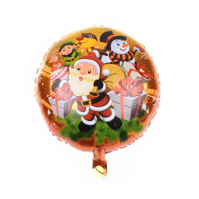 Xxpwj New 18 Inch Christmas Aluminum Balloon Santa Claus Snowman