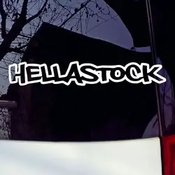 Hellastock Hella сток винил JDM стикер для грузовика наклейки стикеры окна забавные