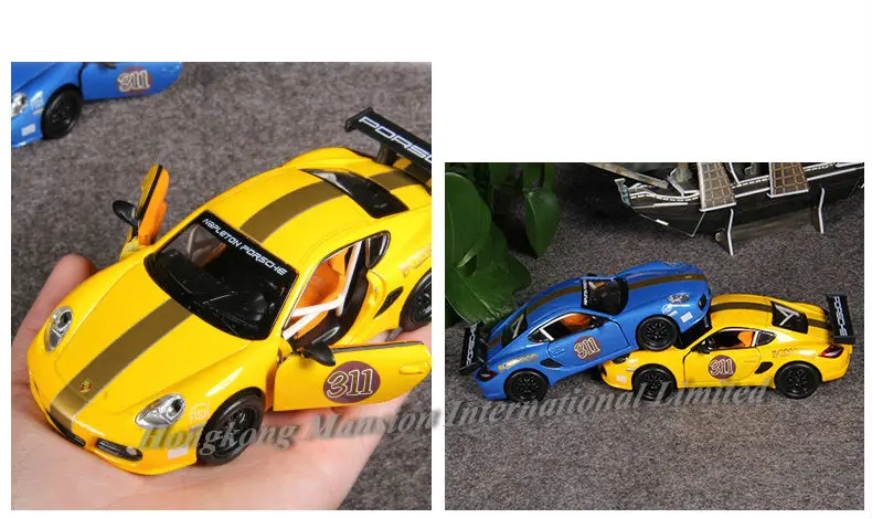 132 Diecast Car Model For ThePorsche Cayman Race (6)