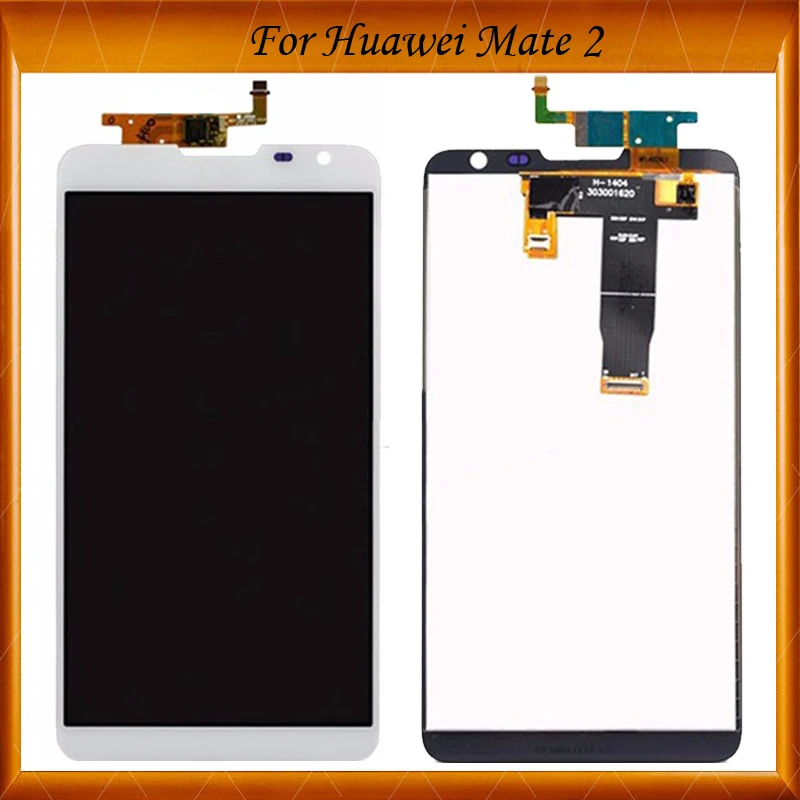 

6.1 inch Black White LCD Display Touch Screen+Digitizer Glass Assembly For Huawei Ascend Mate 2 Mate2 MT2-L05 L02 L01 C00