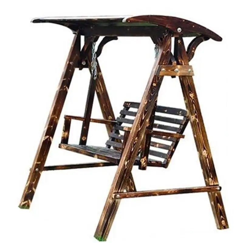 

Tuinmeubelen Balkon Chaise Columpio Salincak Retro Wooden Garden Hanging Outdoor Furniture Salon Mueble De Jardin Swing Chair