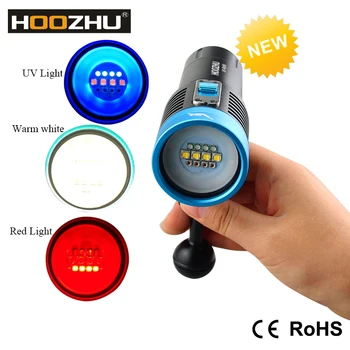 

Free Shipping 2600 lm Dive Video Lamp with Three Colors of Light Diving Video Lamp waterproof 120m V30