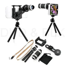 2 шт. HD Универсальный 8X телефото Telecsope фокусировка объектива мобильного телефона Камера для samsung Galaxy s 6S 7 края для iPhone 5 6s 7 plus