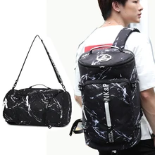 Дорожная сумка Мужская Складная Водонепроницаемая сумка из ткани Оксфорд защищает женские портативные водонепроницаемые сумки с мраморным принтом для отдыха и путешествий