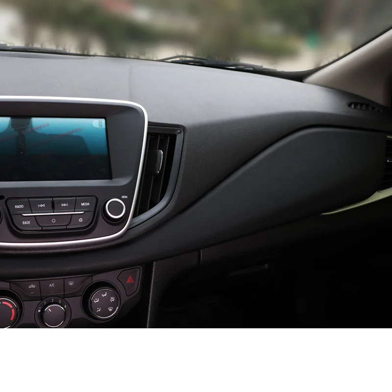 Lsrtw2017 кожа приборной панели автомобиля накладки на панель для Chevrolet Cavalier - Название цвета: black