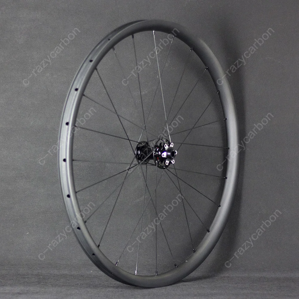 Flash Deal Durable MTB Carbon Wheelset Cross Country Hookless Rim Tubeless Compatible 29ER/27.5ER(650b) 1