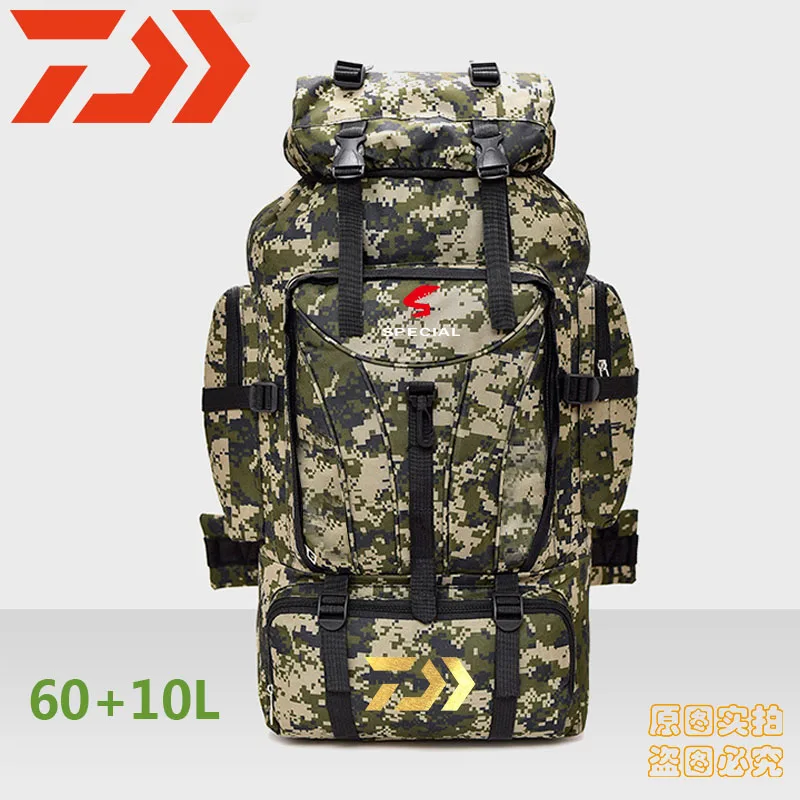 2019 Daiwa Рыбалка рюкзак 70L Охота Кемпинг Альпинизм унисекс спортивные сумки для