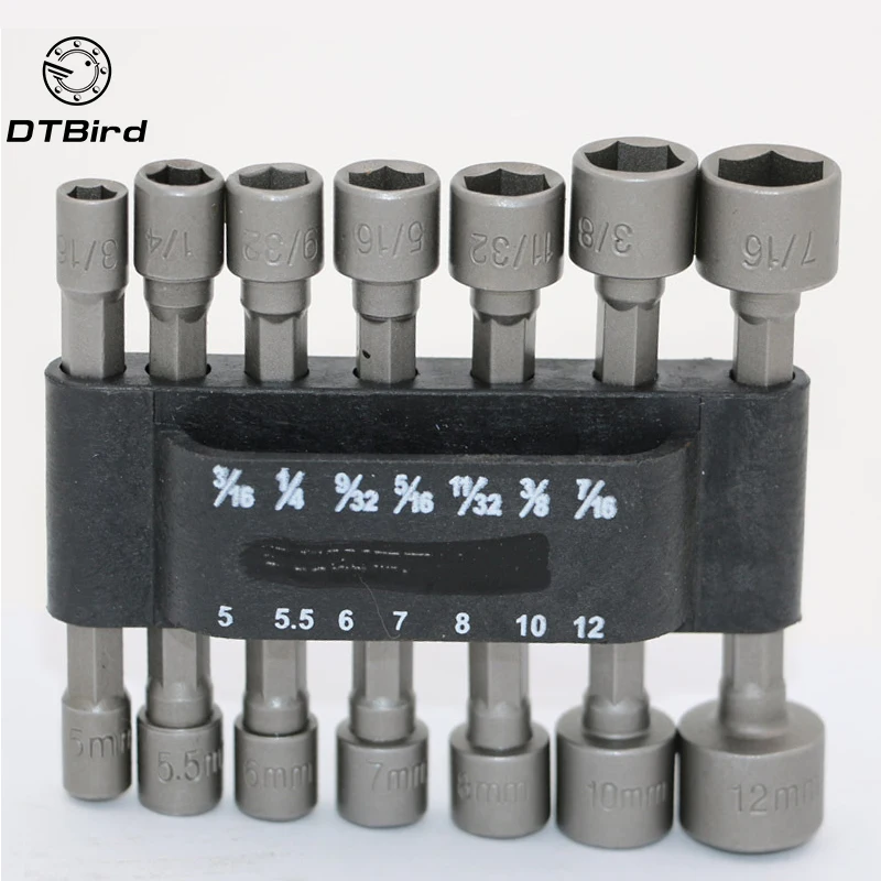 

14PCS Explosion-proof Wholesale Powerful Hex Sleeve Head Pneumatic Wind Batches Electric Batches Self Tapping Screws