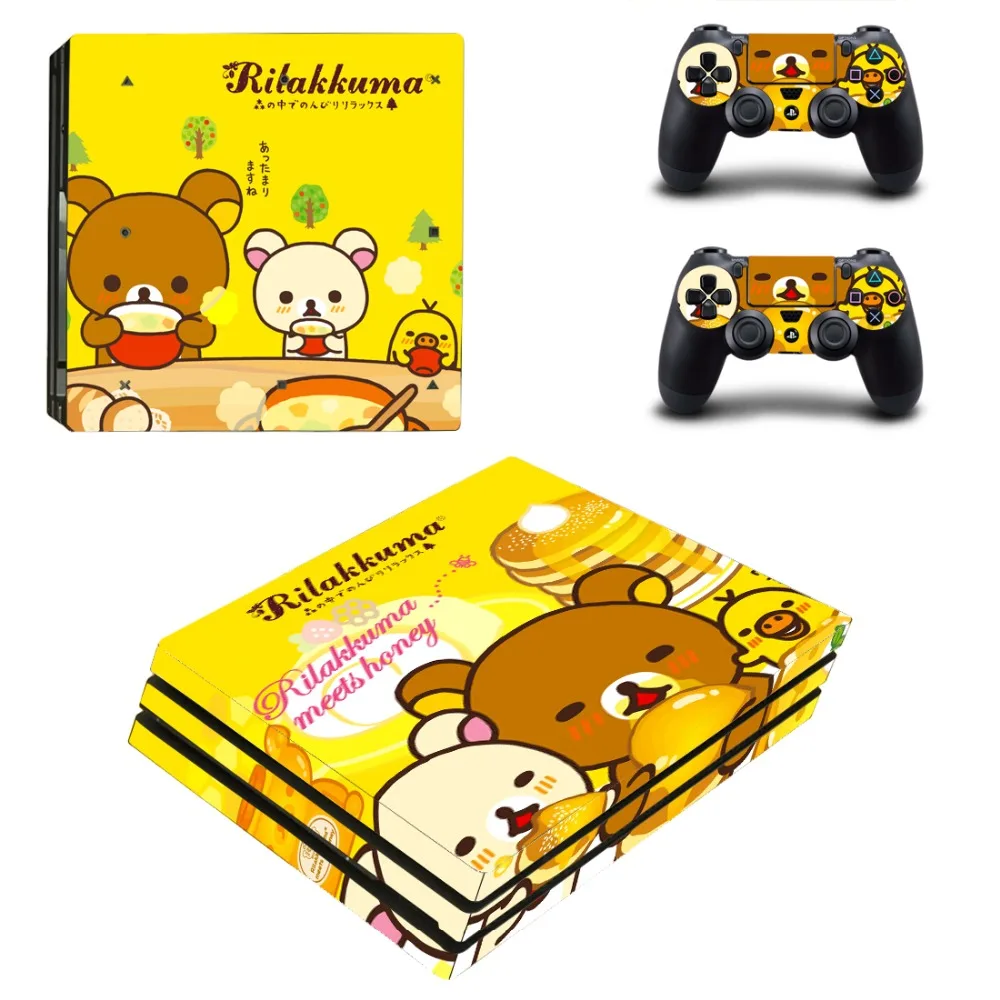 Hello kitty Cat PS4 Pro наклейка для кожи виниловая наклейка для консоли Playstation 4 и 2 контроллера PS4 Pro наклейка для кожи