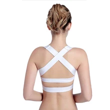 Женский спортивный бюстгальтер для йоги u-образный вырез, сексуальный полый крест-образный дизайн d сзади, супер эластичный дышащий ударопрочный фитнес SCL338