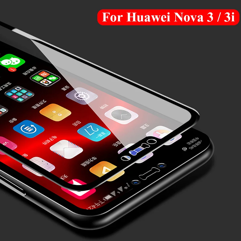 Для Huawei Nova 3 стекло закаленное для 3i защита экрана полное покрытие защитное P Smart