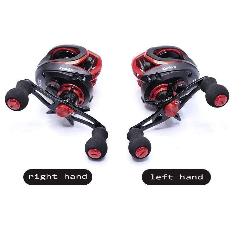 Lawaia Baitcasting Reel Dual Brake System Reel 8.5kg Carbon Drag 7.1:1 High Speed Fishing Reel  14+1BBS