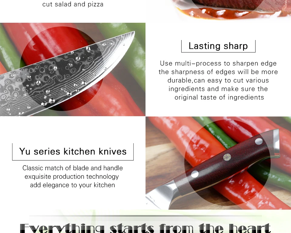 XINZUO 5 ''дюймовый нож для стейка из высокоуглеродистой японской дамасской нержавеющей стали с ручкой из палисандра, превосходное качество, кухонный инструмент для барбекю