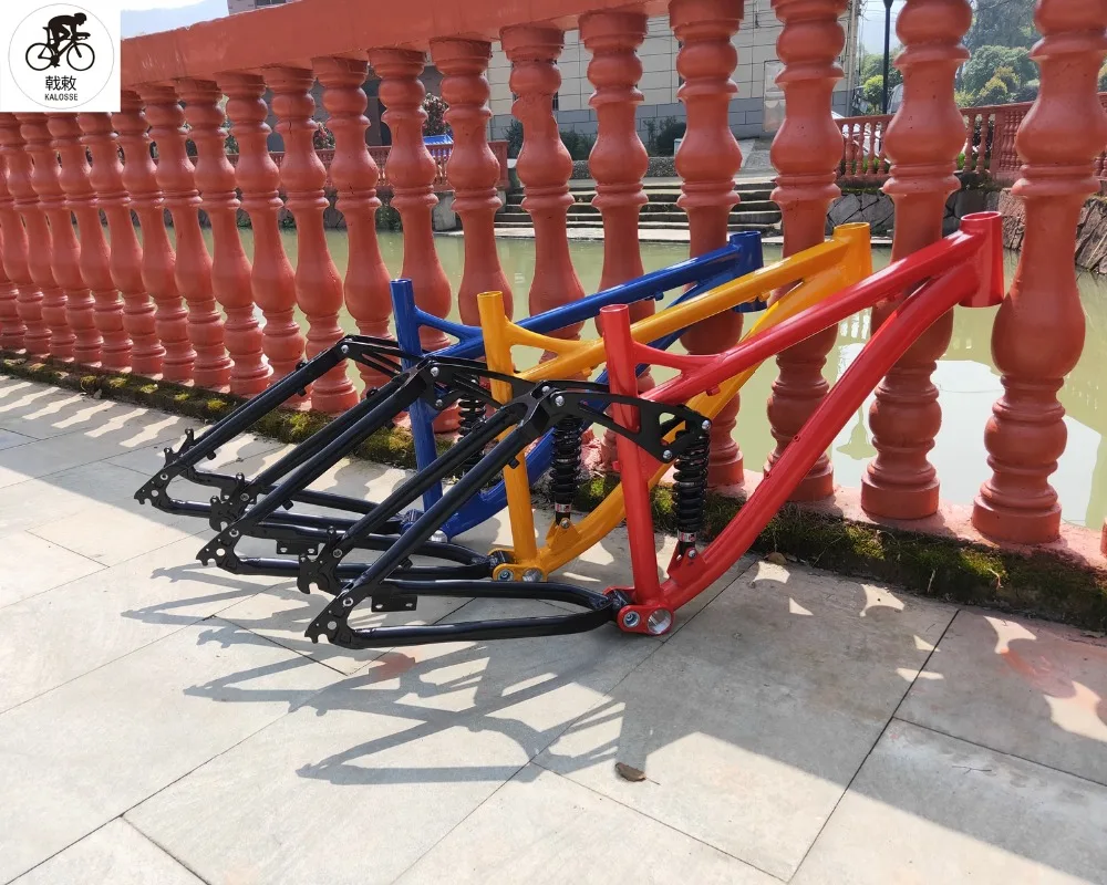 Flash Deal 1-1/8inch  26*17 inch  aluminum alloy  mountain  bike frame ,   DIY colors  full suspension Bicyle bike frame 3