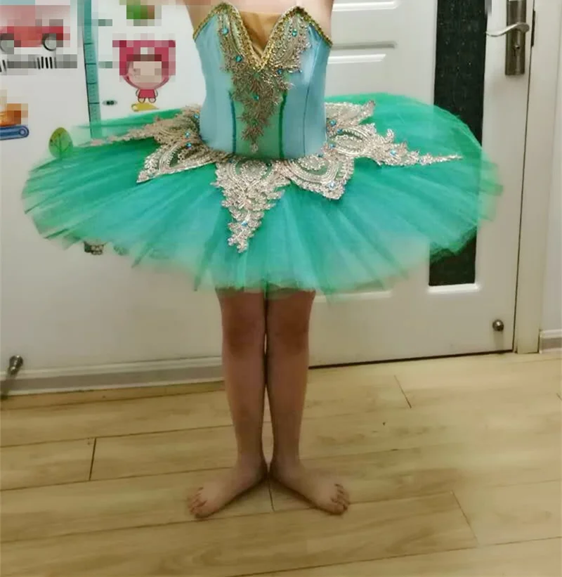 Novo profissional ballet tutus criança prato cisne