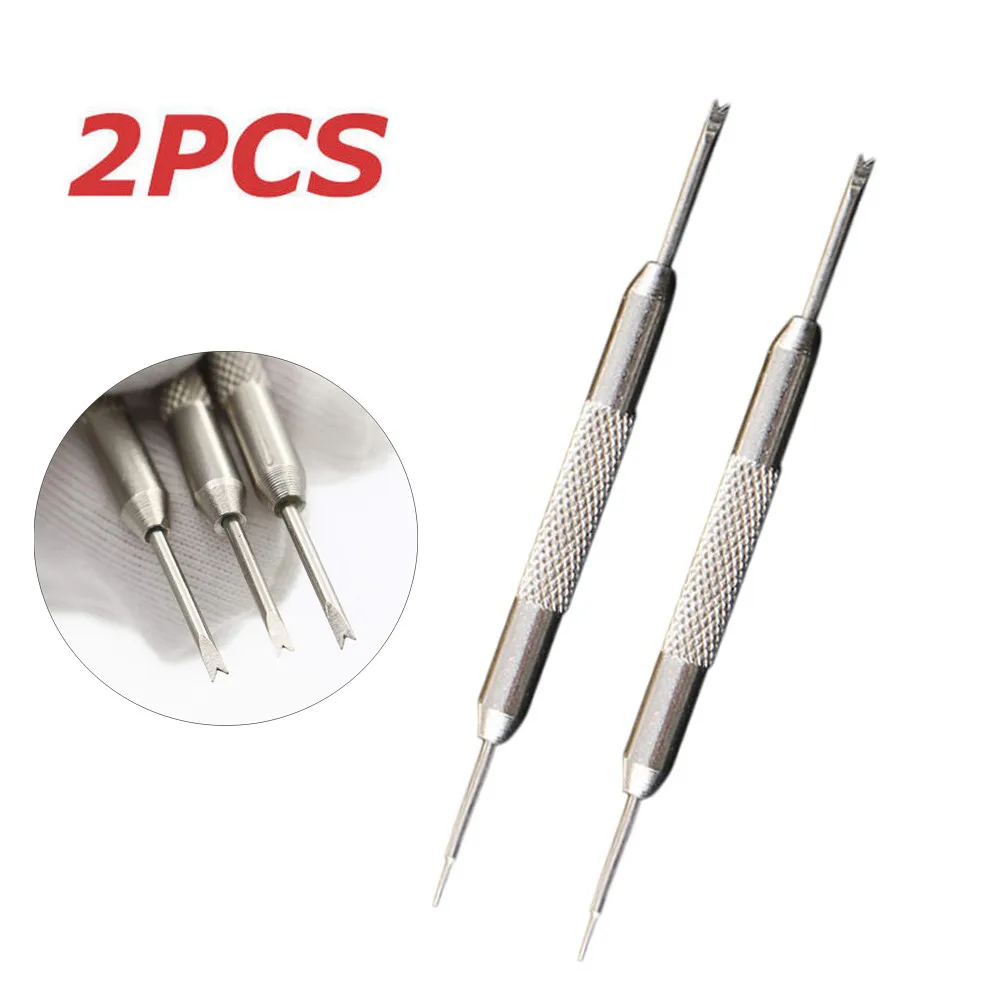 

2X New Brand Watch Band Spring Bars Strap Link Pins Remover Repair Kit Tool Set Watch Repair Tools 85mm Accessories #X