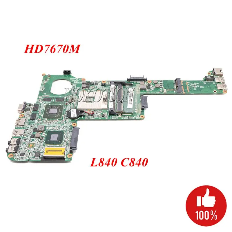 Материнская плата NOKOTION для ноутбука Toshiba Satellite C840 C845 L840 основная ПК A000174880 dab3cmb8e0 HM76