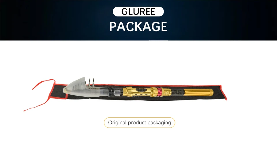 GLUREE 99%Carbon Portable Telescopic Fishing Rod Sea Rod1.82.12.42.73.0M Ocean Rod Spinning Fishing Tackle Golden Handle (19)