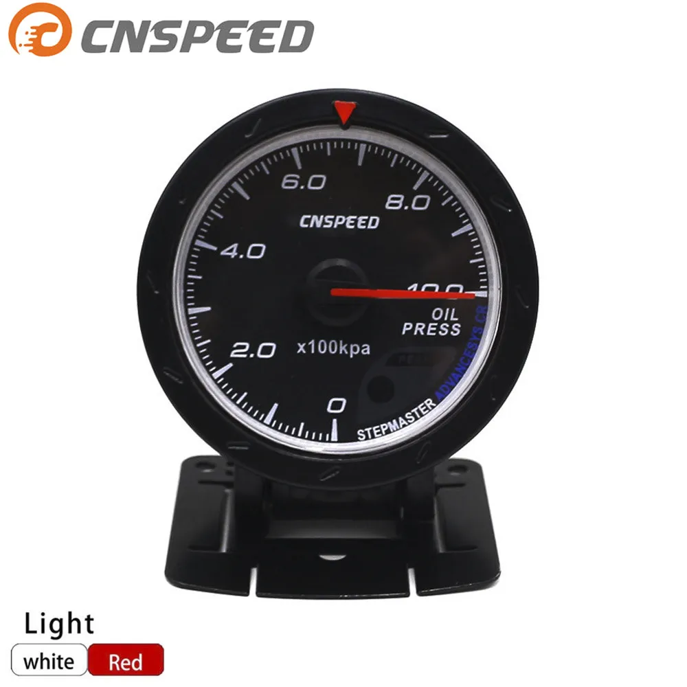 Автомобильный манометр давления масла CNSPEED 60 мм 0 10 бар измеритель с датчиком