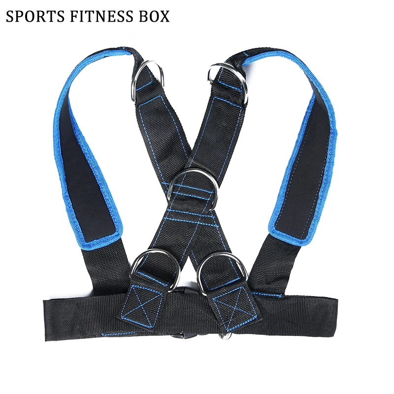 

Fitness Vest Equipment Power Strength Weighting Training Sled Shoulder Strap Training Vest Shoulder Harness Sport Accessories