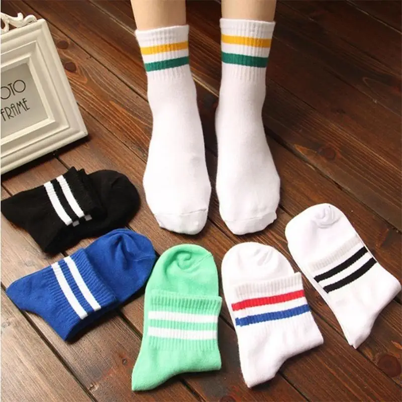 Casual Autumn Winter Socks For Women Men Various Colors Cotton Short Sock Fashion School 
