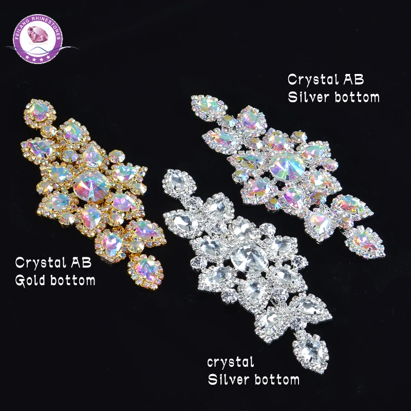 1 шт. аппликация с кристаллами|non hotfix rhinestones|crystal appliquenon |