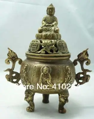 

0116P [old craft ] Fast Shipping rare Kwan-yin 3 foot brass censer Bronze statue (A0314)