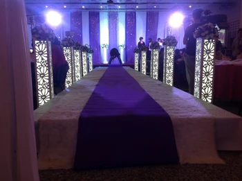 

Luxury Wedding DecorationWedding carved pillar wedding stand without light wedding t-road column PVC expansion sheet road lead