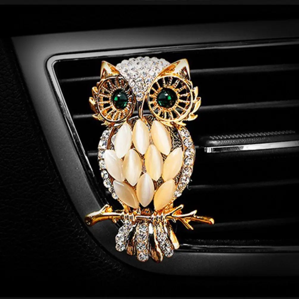 

Creative Car Outlet Perfume Car Air Conditioning Clip Clamp Air Freshener Purifier Auto Vent Diffuser Mini Fragrance Owl Shape